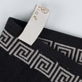 thumbnail image 4 of Superior Athens Cotton Greek Scroll Bath Towel Set of 4, Quick Dry Towels, White-Chocolate, 4 of 7