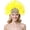 Yellow, variant on JJHGVB Women’s 1920s Flapper Headpiece, Elastic Sequined Headband with Large Fluffy and Jewel Decoration, Hair Accessory for Christmas Parties and Holidaythemed Outfits Yellow One Size