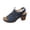 Navy, variant on Women's Vintage Lace Up Gladiator Sandals, Open Toe Chunky High Heels with Laser Cut Straps, Comfortable Platform Sole with Stitching Detail, Adjustable Ankle Strap for Summer Party