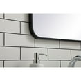 thumbnail image 5 of Soft corner metal rectangular mirror 18x30 inch in Black, 5 of 9