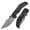 Blackwash Titanium, variant on Kansept Orion Folding Pocket Knife 3.07''Damascus Blade,Blackwash Titanium Handle,K1089A3