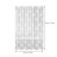 thumbnail image 3 of Cortina de ducha impermeable impresa de PEVA blanca con peso en la parte inferior, cortina de ducha para el baño, cortina de separación para el inodoro, instalación gratuita con ganchos, tamaño XL, 3 of 9