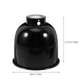 thumbnail image 2 of HAMPPLIES Reptile Light Fixture Dome Light Fixture Black for Lizard Tanks 1 Set, 2 of 8
