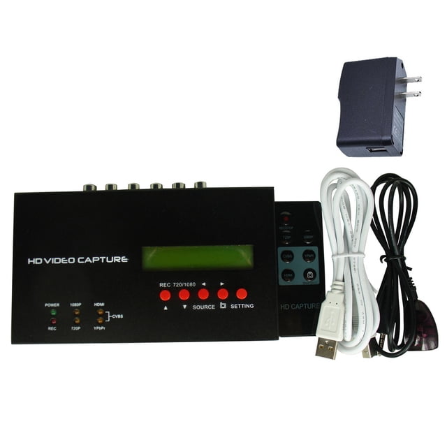 Tarjeta de captura de video digital HD Micrófono Grabber de audio Adaptador convertidor de audio de transmisión, enchufe de EE. UU. Eigraketly EL4570-01B