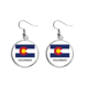 thumbnail image 1 of de Colorado,Estados Unidos Pendientes pendientes de plata colgantes joyas señora Unbranded M, 1 of 3