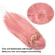 thumbnail image 4 of Peluca Rosa Larga, Peluca Larga Sintética Elegante Cosplay Textura Para Fiesta, 4 of 7
