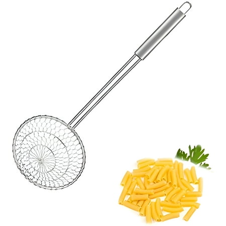

i Kito Stainless Steel Woven Spider Strainer Skimmer Ladle 5inch for Kitchen Cooking