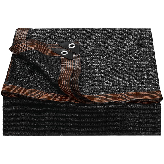 Uxcell 40% Sun Shade Cloth for Garden, HDPE 10x20 FT Sun Shade Net with Reinforced Grommets for Patio/Greenhouse [Black]