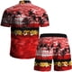 thumbnail image 4 of Conjuntos de Tops Para Hombre Camisas Informales Conjuntos de Blusas Cárdigan Con Botones de Cobertura Conjunto de Pantalones de Playa de Manga Corta Con Estampado de Cobertura Odeerbi ODB152164, 4 of 5