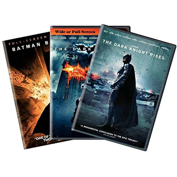 The Dark Knight Trilogy Limited Edition Collection Set (Batman Begins / The Dark  Knight / The Dark Knight Rises) 