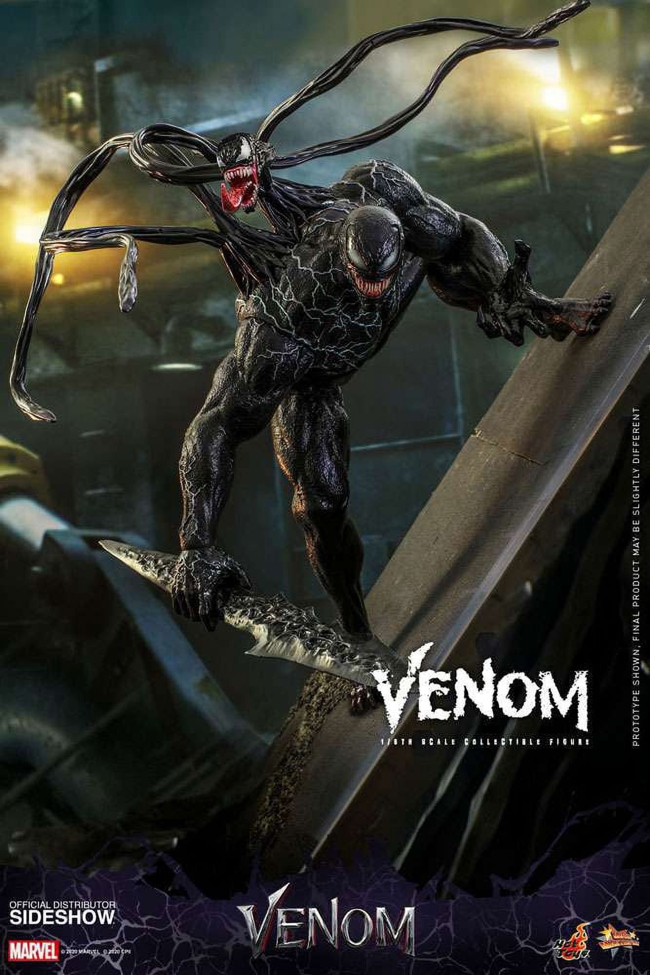 Hot Toys Marvel Collectible Venom Action Figures, Vinyl, 14.96"