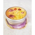 thumbnail image 6 of Citron Mandarin Natural Soy Wax Candle Highly Scented with Carnelian Crystals, 6 of 10