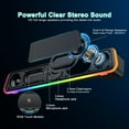 thumbnail image 2 of Altavoces para computadora BUSP-HYY Barra de sonido USB Bluetooth con cable, 2 of 6