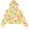 thumbnail image 2 of JoJo Siwa Girls Hoodie- All Over Print Cropped Skimmer Hoodie Sizes 4-20 White, 2 of 2