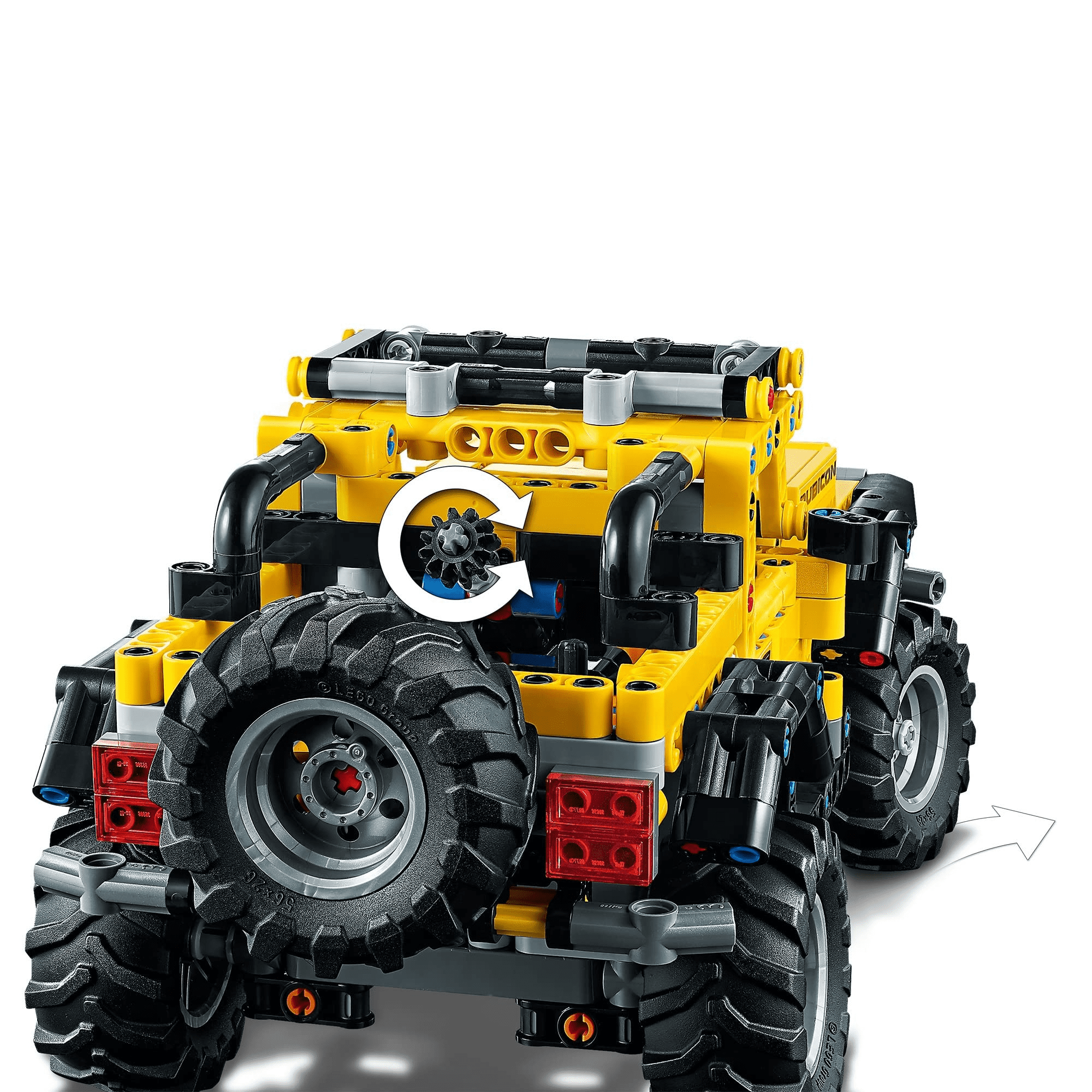 LEGO Technic Jeep Wrangler 4x4 Toy Car Model Building Kit, All