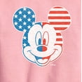 thumbnail image 2 of Disney - Americana - Mickey Face Stars And Stripes - Toddler And Youth Crewneck Fleece Sweatshirt, 2 of 4
