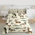 thumbnail image 2 of Castle Fairy Wildlife Deer Fish Duck Full Size Comforter Sets for Boys,Animal Bedding Sets, 2 of 8