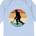 thumbnail image 4 of Inktastic Hockey Player Retro Sunset Boys or Girls Long Sleeve Baby Bodysuit, 4 of 5