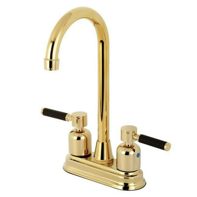 Kingston Brass KB8492DKL Kaiser Robinet de Bar, Laiton Poli
