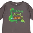 thumbnail image 4 of Inktastic My Great Aunt Loves Me Boys Long Sleeve Toddler T-Shirt, 4 of 5