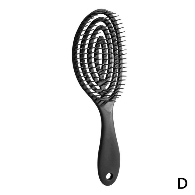 Elastic Massage Comb Tangled Hair Comb Detangling Hair Brush Hollow Out| Z4H4