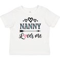 thumbnail image 3 of Inktastic Nanny Loves Me Grandchild Girls Baby T-Shirt, 3 of 5
