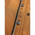 thumbnail image 5 of First Mfg Co - Lowside - Mens Motorcycle Biker Riding Tan Canvas Tan Vest - Medium, 5 of 5