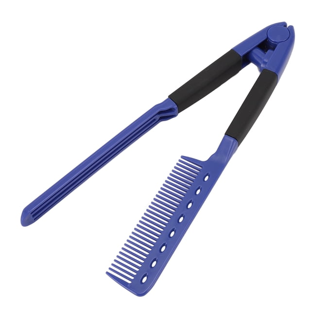 Peine Alisador De Peluquería, Peine Alisador De Pelo En Forma De V Antiestático De Dientes Anchos Resistente Al Calor Peine De Peluquería Frizzy Contol Para Salón