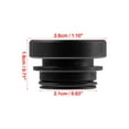 thumbnail image 3 of Unique Bargains 2pcs Universal Car Auto Cigarette Lighter Socket Cover Car Universal Dustproof Plug Accessories Black, 3 of 7