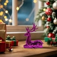 thumbnail image 6 of 2-Piece Colorful Deer Ornament Set - Exquisite Decor for Wine Cabinet, Living Room TV Stand, Home Shelf, Vibrant Colors, Durable Material, Adds Playful Ambiance to Home Space, A, 6 of 9