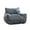 Gray, variant on PORKISS Giant Bean Bag Chairs for Adults, Big Comfy Chair Sofa with Corduroy Fabric, Ultra Soft Lazy Floor Sofa Chair with Storage Side Pockets for Family, White