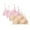 Pink+Beige, variant on 4-pack Teens Training Bras, Cute Bow & Heart Print, Comfortable Breathable, Adjustable Straps, All-Season Everyday Wear