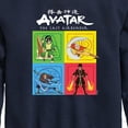 thumbnail image 3 of Avatar - The Last Airbender - Four Elements Square - Youth Crewneck Fleece Sweatshirt, 3 of 5