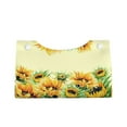 thumbnail image 2 of Picia Sunflowers On A Yellow Background Pattern Long Tissue Box Cover,PVC Leather Triangle Holder,Tissue Box Holder with Magnetic Bottom,Facial Paper Organizer Dispenser-7.9"X4.9"X4.5", 2 of 9