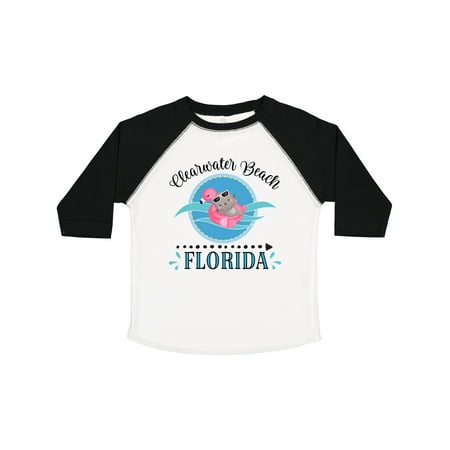 

Inktastic Clearwater Beach Florida Trip Gift Toddler Toddler Girl T-Shirt