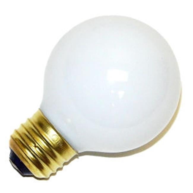 Bulbrite 320025 25 Watt 125 Volt G19 Standard Base Globe Decorative Bulbrite 320025 25 Watt 125 Volt G19 Standard Base Globe Decorative Light Bulb White