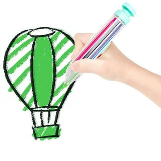 Single Green Jumbo Plastic Crayon (20) - 1/pack