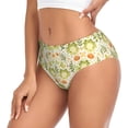 thumbnail image 2 of Fotbe Frogs And Botanical Calzones Estampados para Mujer – Ropa Interior de Algodón, Cómoda, Suave y Elástica-Medium, 2 of 6