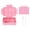 C Pink, variant on Bento Lunch Box for Student, Pink Large Capacity Meal Prep & Storage Container, School Lunch Box with Fork and Spoon Utensil Set, Durable Plastic Lunch Container for Travel &