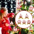 thumbnail image 1 of Decoración Navideña de Madera onlyliua Papá Noel Ciervo Colgante Navidad, 1 of 3