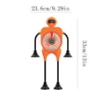 thumbnail image 3 of Portable Rechargeable Robot Fan with 100 Speed Settings, LED Display, Brushless Motor, Suction Cup Mount, Flexible Arms, 23 x 33 cm, 1 Fan, 3 of 6