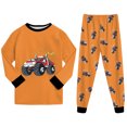 thumbnail image 6 of CAICJ98 Toddler Boys Pajamas Monster Truck Pjs Set Kids 2 Piece Long Sleeve Soft Cotton Sleepwear 3-4T, 6 of 9