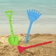 thumbnail image 2 of American Plastic Toys Children's 3-Piece Garden Tool Set with Kids Shovel, Rake, and Hoe, 2 of 6