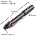 thumbnail image 2 of (1 pack)UV Ultra Violet Torch Flashlight Blacklight Pen Light Detector 395nm UV LED Penlight Flashlight,MU, 2 of 5