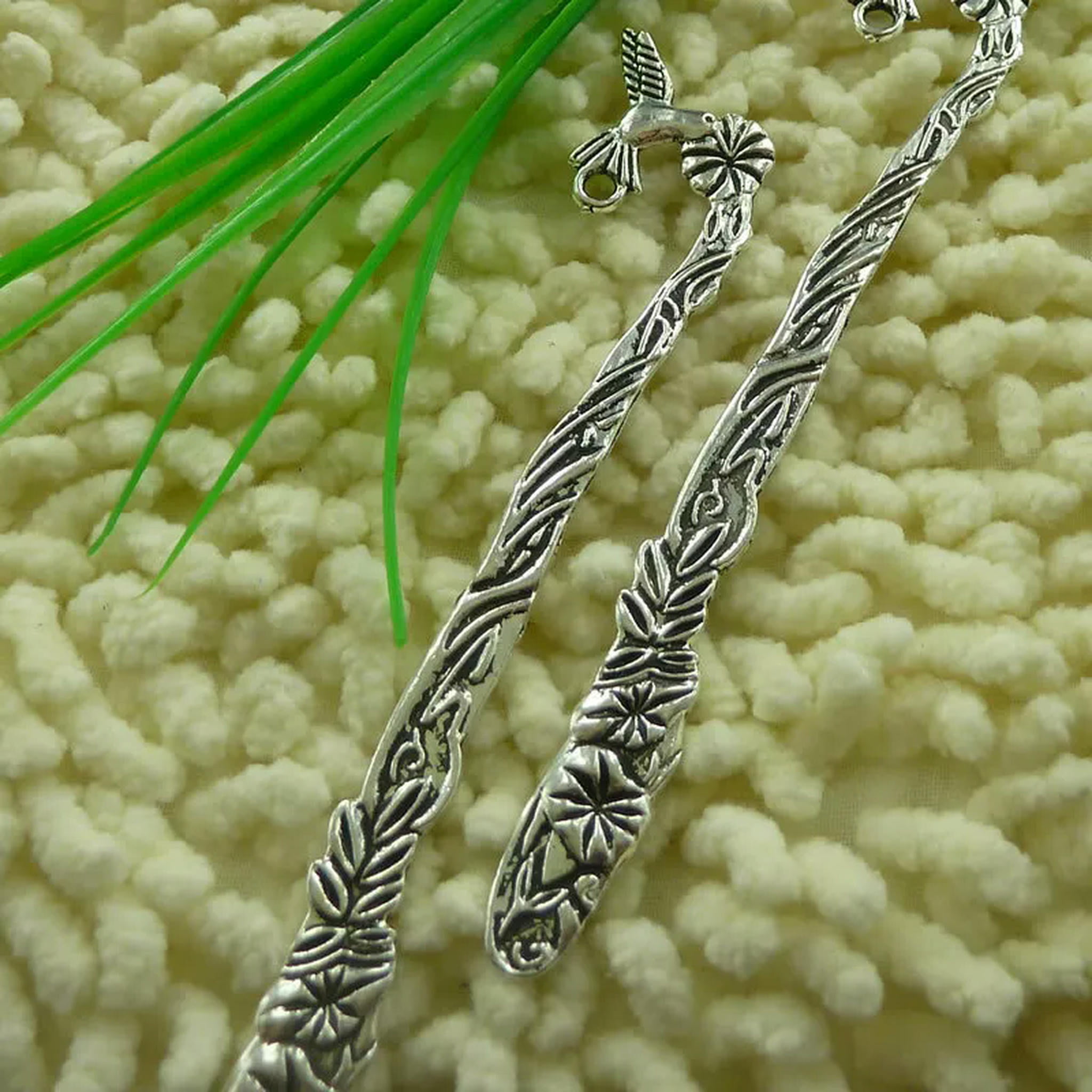 HOOUN 21 Pcs Tibetan Silver Bird Bookmarks 117X24MM S2741 DIY Jewelry Making
