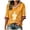 Gold, variant on Women's Vintage Halloween Ghost Print Graphic T-Shirt V-Neck 3/4 Sleeve Relaxed Fit Holiday Gathering Top Black for Size XL