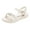 White, variant on nsendm Female Sandal Big Kid Girls Easter Sandals Flower Sandals Fashion Little Girls Soft Sole Princess Sandals Encounter Football Shoes White 1