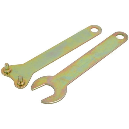 

Southwith Angle Grinder Spanner Wrench Lock Nut Hand Tool Bronze Tone 118mm Length 2 in 1 Set Nice Design