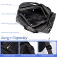 thumbnail image 6 of Threns Yoga Mat Bag Tote, Portable Yoga Gym Bags for Women Men with Waterproof Wet Pocket and Adjustable Strap, Quick Access Storage Yoga Mat Bag Carrier, 6 of 11