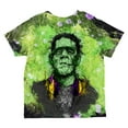 thumbnail image 2 of Halloween Frankenstein Raver Horror Movie Monster All Over Toddler T Shirt Multi 2T, 2 of 2